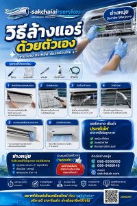ล้างแอร์ด้วยตัวเอง,ล้างแอร์